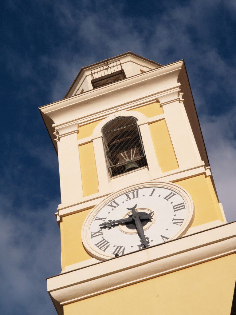 Clock in Villefranche-Sur-Mer