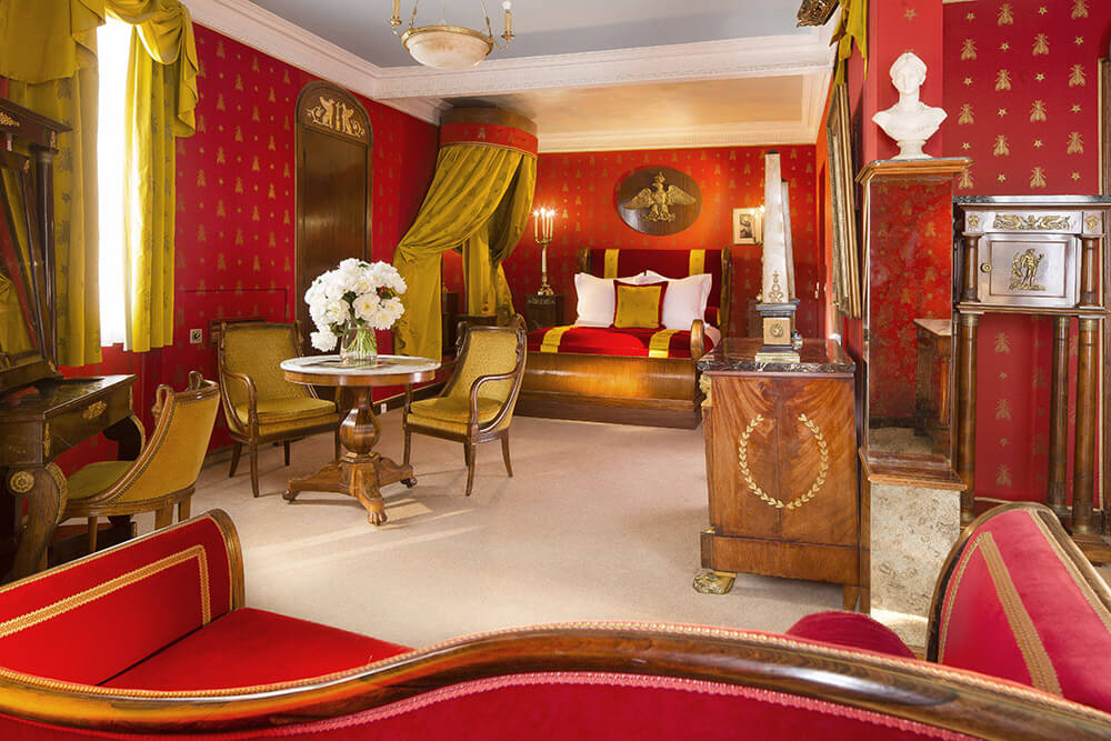 The "red suite" at Le Negresco Luxury Hotel