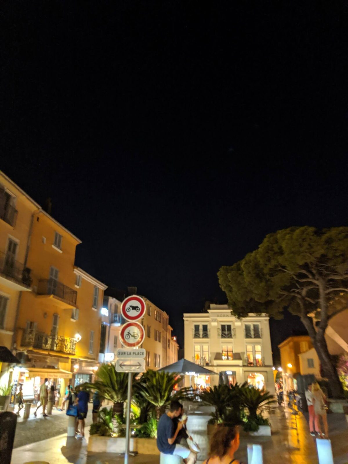 St Tropez Village Night
