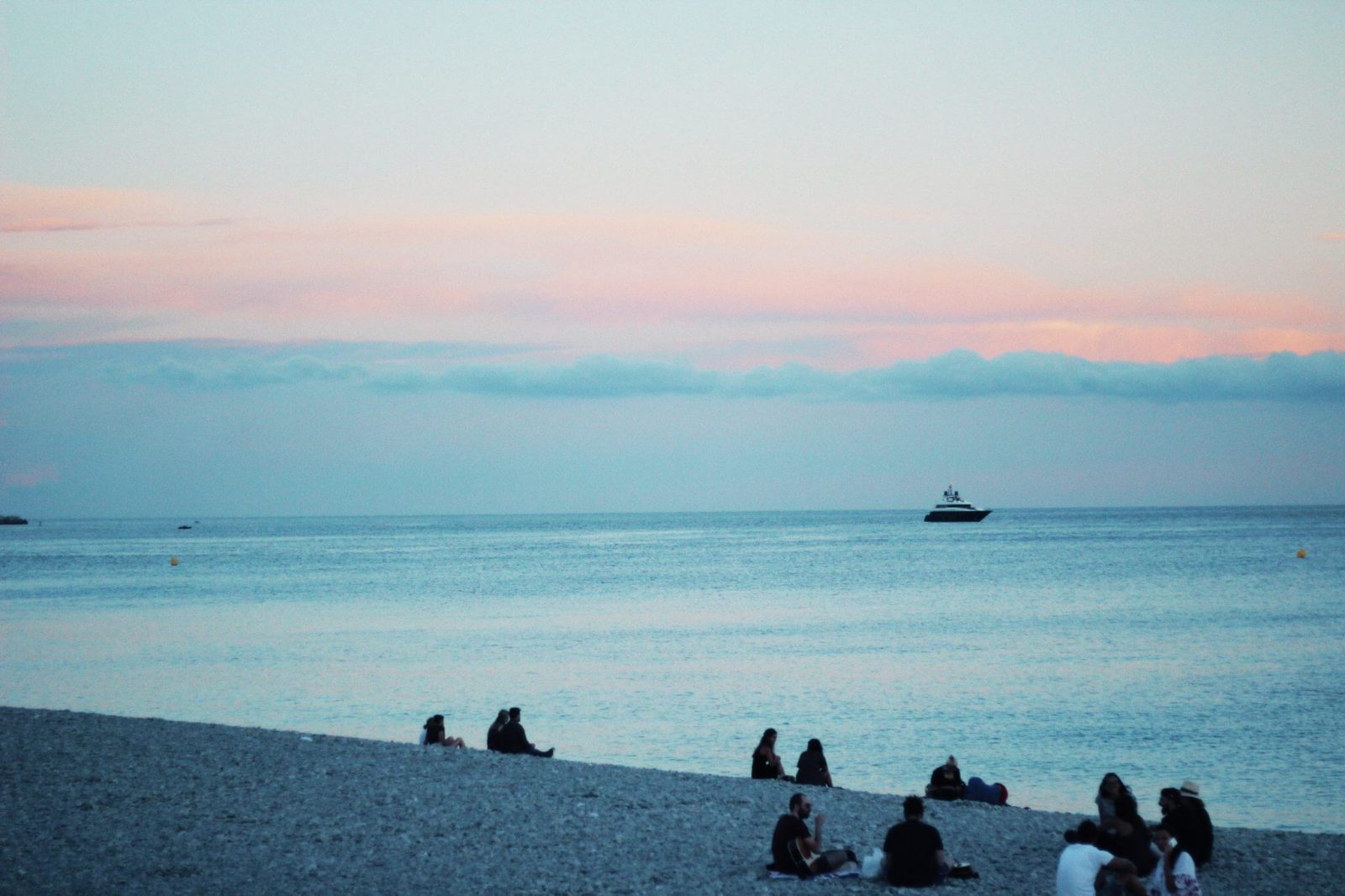 People on St. Tropez Beach