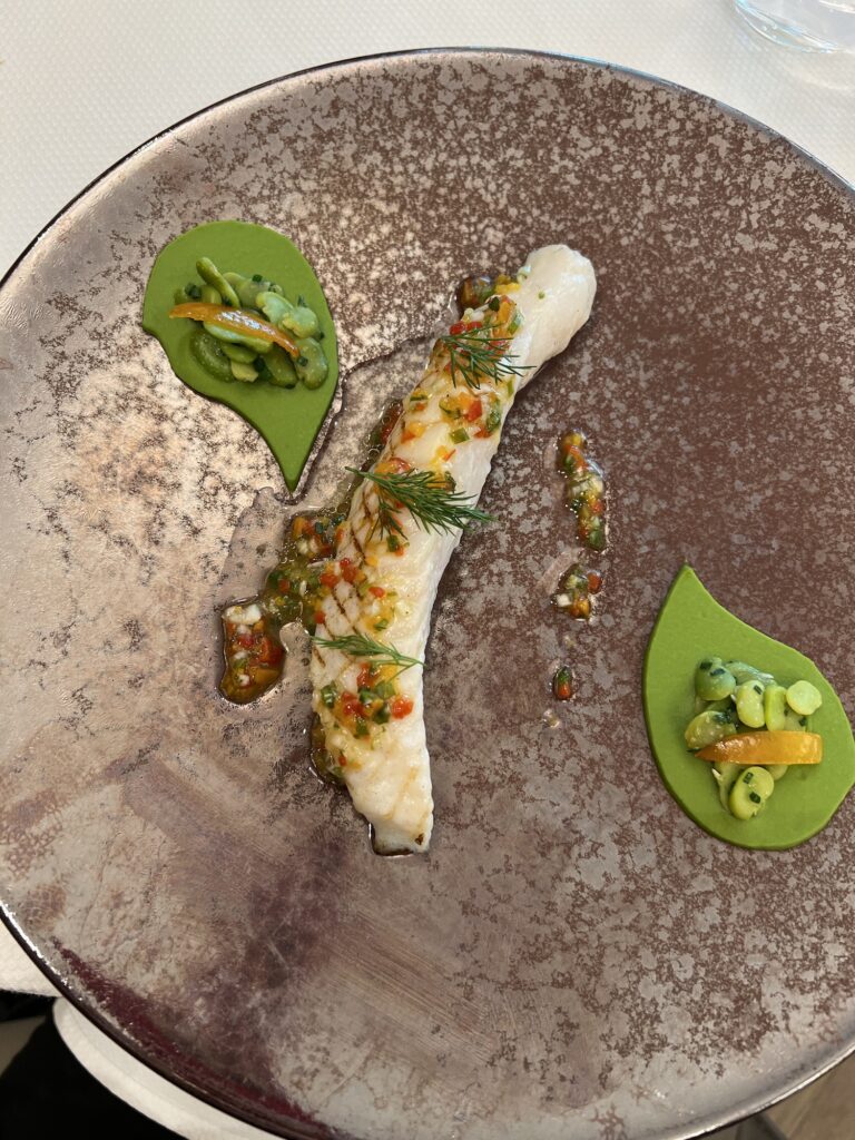 Dish at Berceau des Sens, 1* Michelin