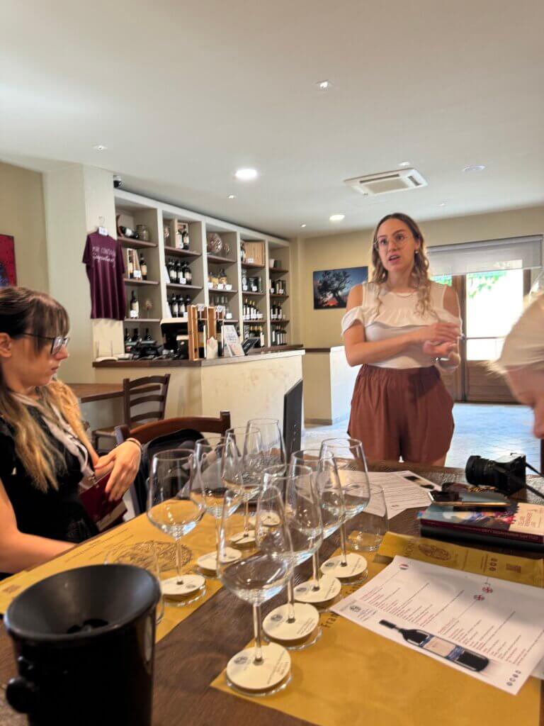 Montioni Tasting Room in Montefalco