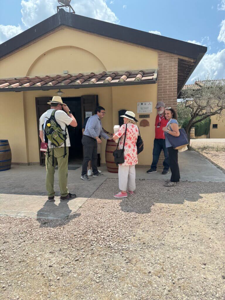 Guests visiting Perticaia