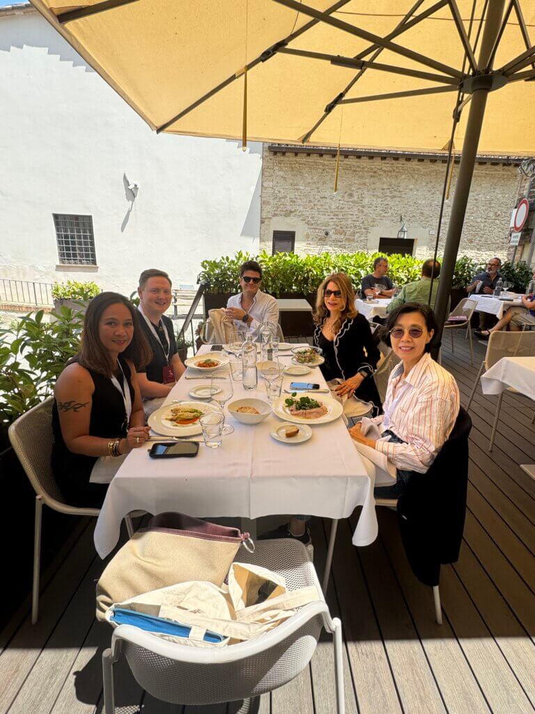 Lunch after the Montefalco Masterclass