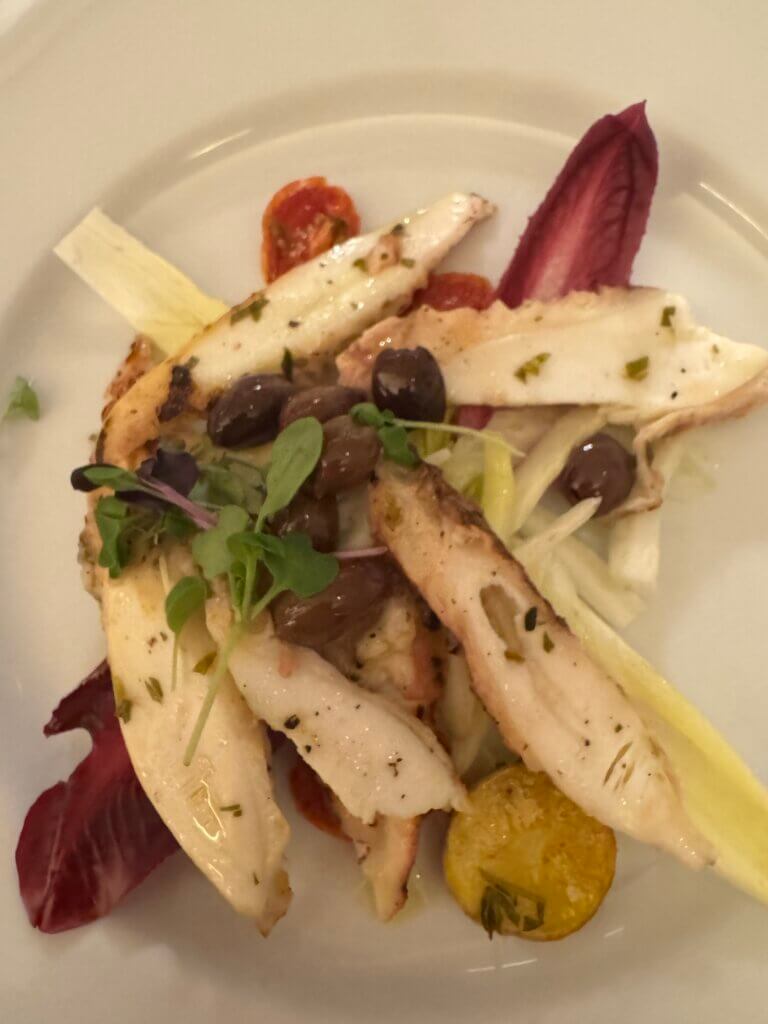 Talosi wine with cuisine