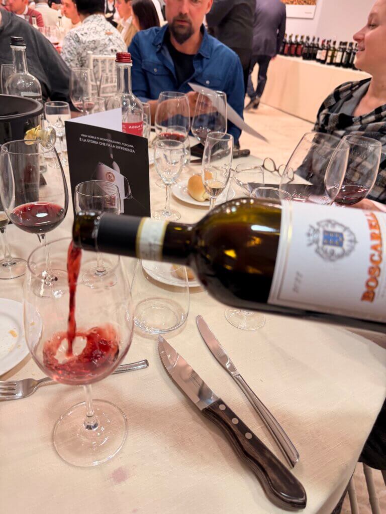 Wine dinner Consorzio Vino Nobile di Montepulciano
