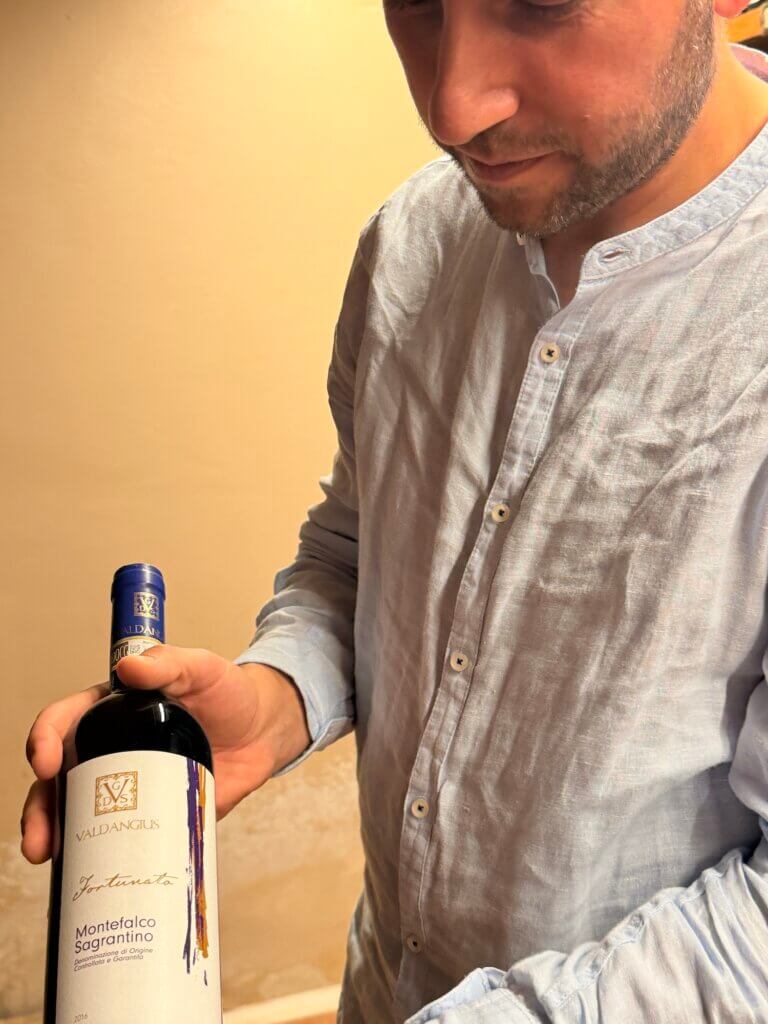 Alessandro with Valdangius wines