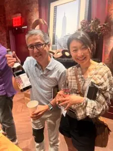 Wine bar owners at the exciting. Vintus Portfolio tasting