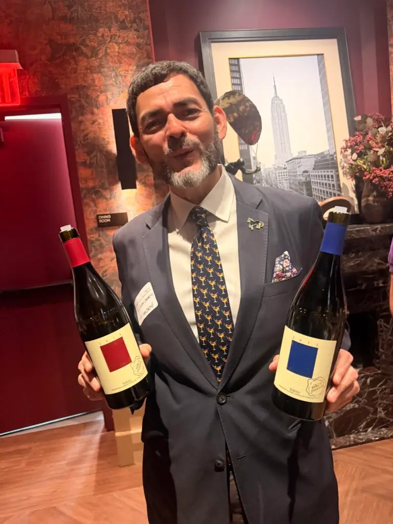 John Camacho Vidal of Wine Stories NY at Vintus Portfolio Tasting.