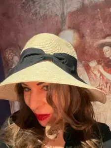 Wine expert Marisa D'Vari at Morgan Museum and Library in New York City